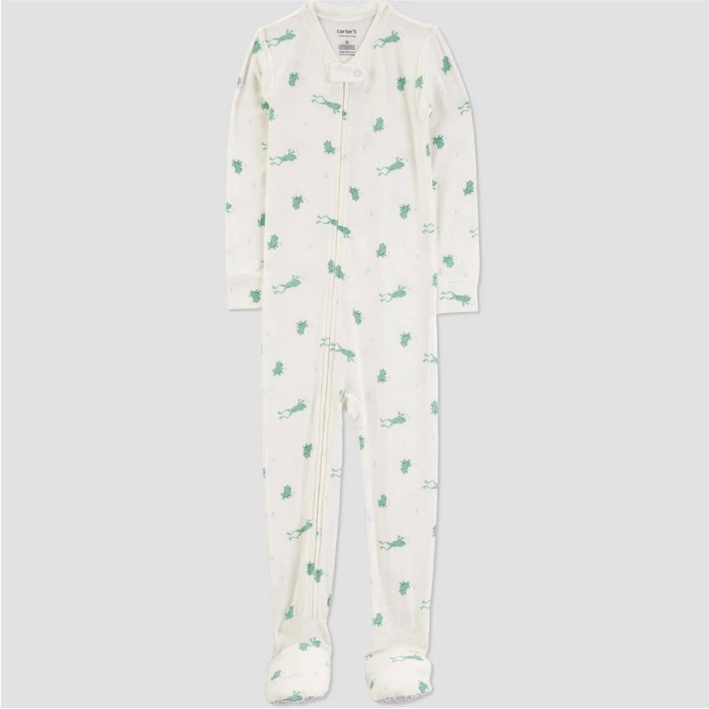 CARTERS comfy soft 2T froggy sleeper - Picture 2 of 9